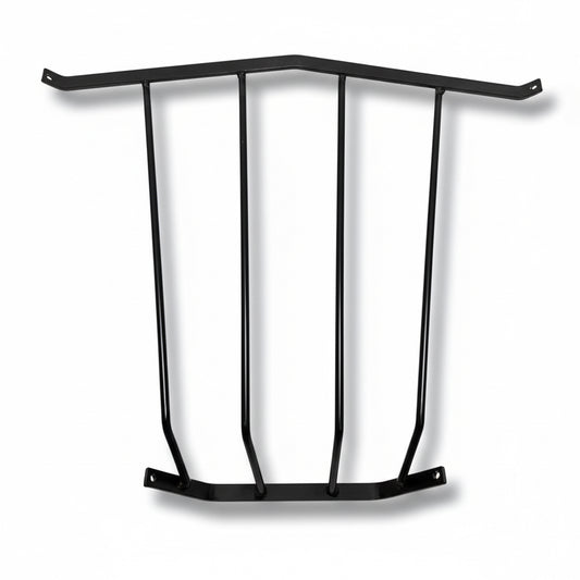 Dutch Ranch Heavy Duty Steel Corner Wall Hay Rack | Hay Rack for Sheep, Goats & Livestock | Hay Feeder Corner Wall Mount | Black Corner Hay Rack for Blanket Storage | 24'' Long | Made in USA