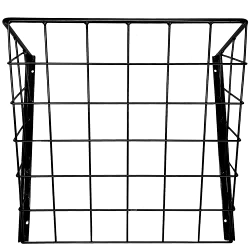 Dutch Ranch Heavy Duty Steel Wall Slow Feeder Hay Rack Steel Hay Rack for Horses, Goats & Livestock | Easy Hay Storage | Black 24'' Long Horse Slow Hay Feeder | Made in USA